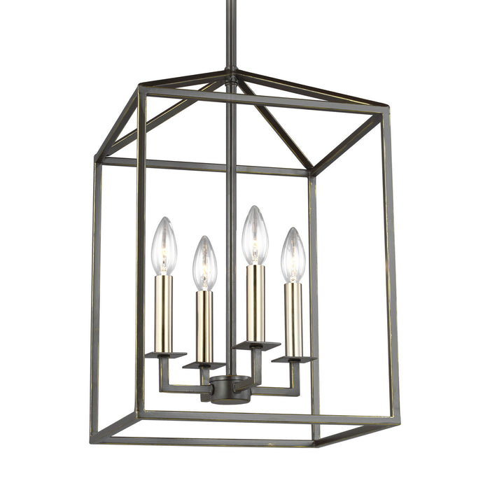 Myhouse Lighting Generation Lighting - 5115004-710 - Four Light Hall / Foyer - Perryton - Bronze