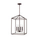 Myhouse Lighting Generation Lighting - 5115004-710 - Four Light Hall / Foyer - Perryton - Bronze