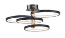 Myhouse Lighting ET2 - E24324-BKGLD - LED Pendant - Hoopla - Black / Gold