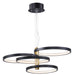 Myhouse Lighting ET2 - E24326-BKGLD - LED Pendant - Hoopla - Black / Gold