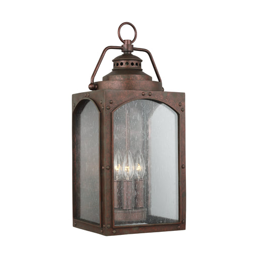 Myhouse Lighting Generation Lighting - OL14372CO - Three Light Outdoor Wall Lantern - Randhurst - Copper Oxide