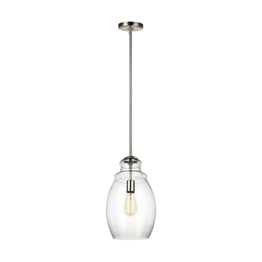 Myhouse Lighting Generation Lighting - P1484SN - One Light Pendant - Marino - Satin Nickel