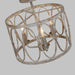 Myhouse Lighting Visual Comfort Studio - SF346DA - Three Light Semi-Flush Mount - Patrice - Deep Abyss