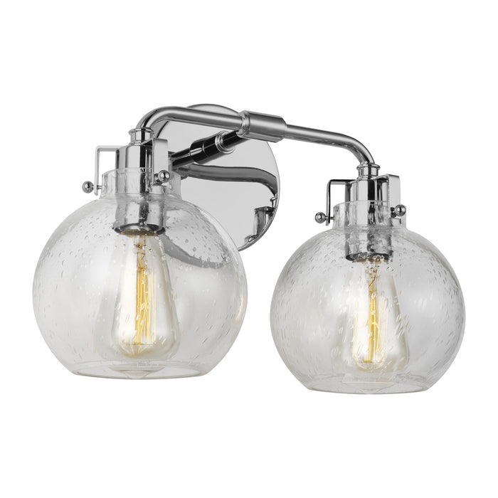 Myhouse Lighting Visual Comfort Studio - VS24402CH - Two Light Vanity - Clara - Chrome