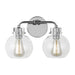 Myhouse Lighting Visual Comfort Studio - VS24402CH - Two Light Vanity - Clara - Chrome