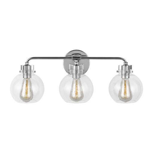 Myhouse Lighting Visual Comfort Studio - VS24403CH - Three Light Vanity - Clara - Chrome