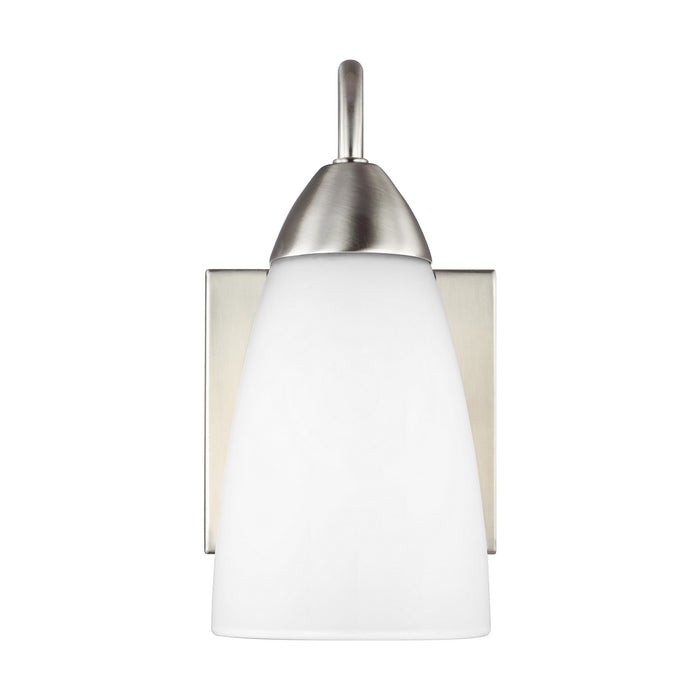 Myhouse Lighting Generation Lighting - 4120201-962 - One Light Wall / Bath Sconce - Seville - Brushed Nickel