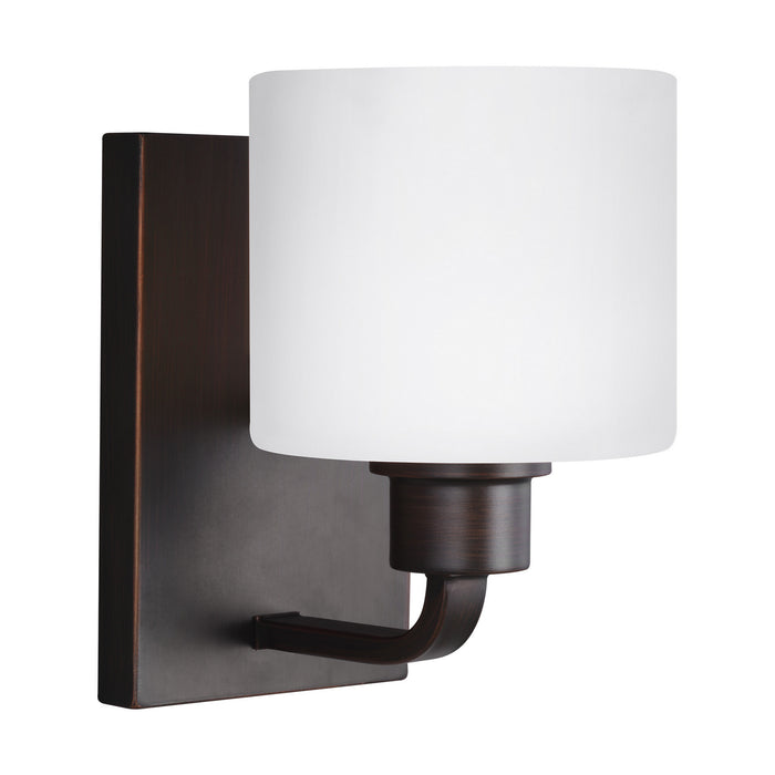 Myhouse Lighting Generation Lighting - 4128801-710 - One Light Wall / Bath Sconce - Canfield - Bronze