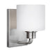 Myhouse Lighting Generation Lighting - 4128801-962 - One Light Wall / Bath Sconce - Canfield - Brushed Nickel