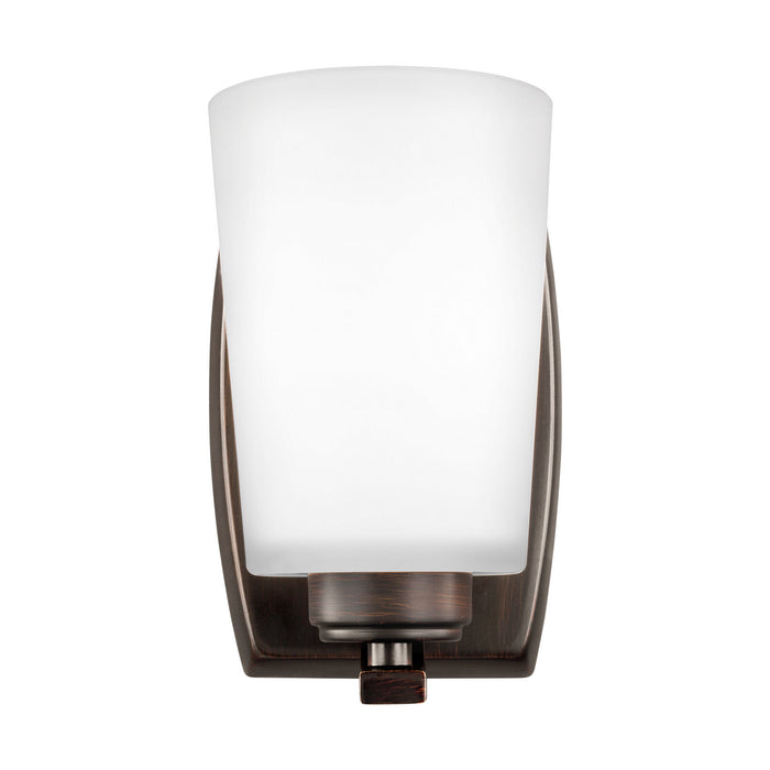 Myhouse Lighting Generation Lighting - 4128901-710 - One Light Wall / Bath Sconce - Franport - Bronze