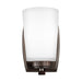 Myhouse Lighting Generation Lighting - 4128901-710 - One Light Wall / Bath Sconce - Franport - Bronze