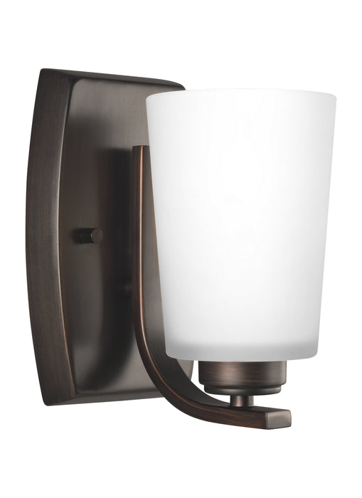 Myhouse Lighting Generation Lighting - 4128901-710 - One Light Wall / Bath Sconce - Franport - Bronze