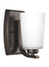 Myhouse Lighting Generation Lighting - 4128901-710 - One Light Wall / Bath Sconce - Franport - Bronze