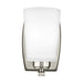 Myhouse Lighting Generation Lighting - 4128901-962 - One Light Wall / Bath Sconce - Franport - Brushed Nickel