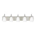 Myhouse Lighting Generation Lighting - 4420205-962 - Five Light Wall / Bath - Seville - Brushed Nickel