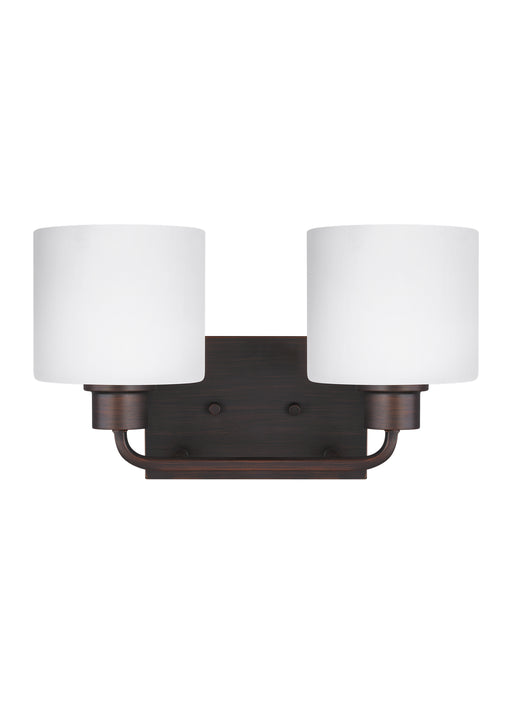 Myhouse Lighting Generation Lighting - 4428802-710 - Two Light Wall / Bath - Canfield - Bronze