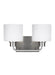 Myhouse Lighting Generation Lighting - 4428802-962 - Two Light Wall / Bath - Canfield - Brushed Nickel