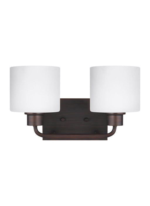 Myhouse Lighting Generation Lighting - 4428802EN3-710 - Two Light Wall / Bath - Canfield - Bronze