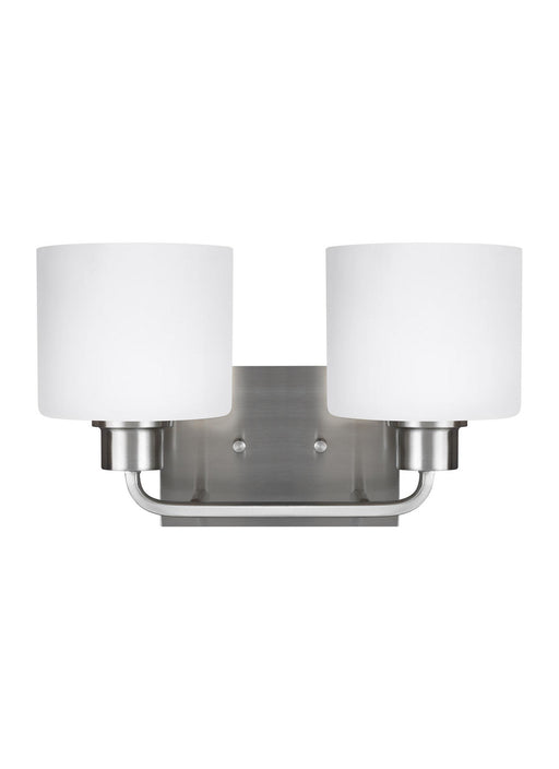 Myhouse Lighting Generation Lighting - 4428802EN3-962 - Two Light Wall / Bath - Canfield - Brushed Nickel