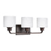 Myhouse Lighting Generation Lighting - 4428803-710 - Three Light Wall / Bath - Canfield - Bronze