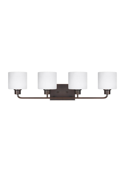 Myhouse Lighting Generation Lighting - 4428804EN3-710 - Four Light Wall / Bath - Canfield - Bronze