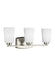 Myhouse Lighting Generation Lighting - 4428903-962 - Three Light Wall / Bath - Franport - Brushed Nickel