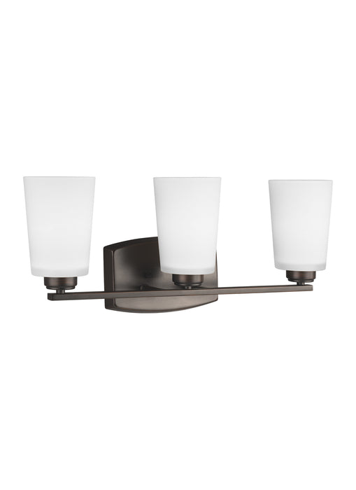 Myhouse Lighting Generation Lighting - 4428903EN3-710 - Three Light Wall / Bath - Franport - Bronze