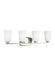 Myhouse Lighting Generation Lighting - 4428904-962 - Four Light Wall / Bath - Franport - Brushed Nickel