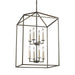 Myhouse Lighting Generation Lighting - 5115008-710 - Eight Light Hall / Foyer - Perryton - Bronze