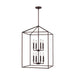 Myhouse Lighting Generation Lighting - 5115008-710 - Eight Light Hall / Foyer - Perryton - Bronze