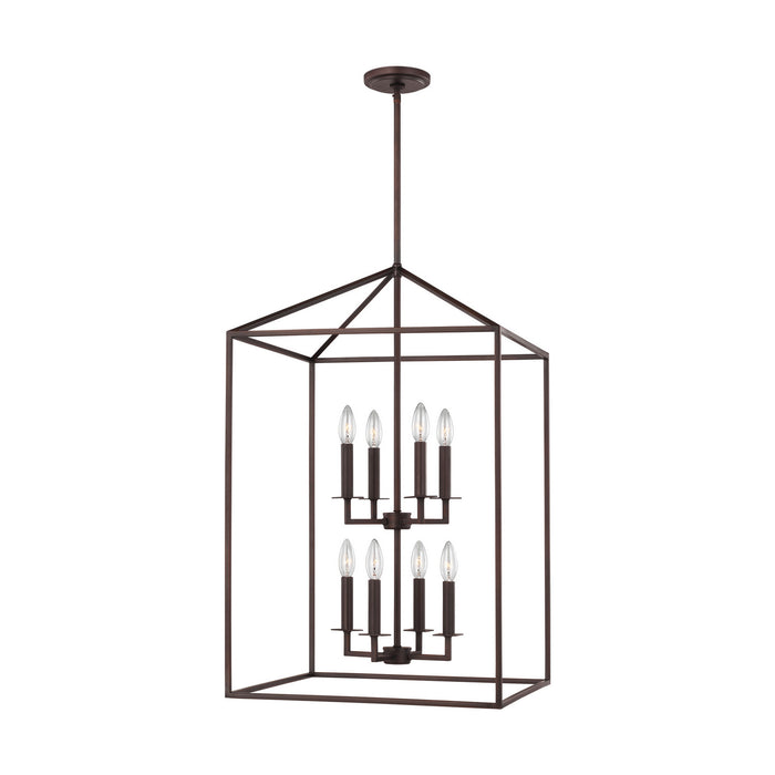 Myhouse Lighting Generation Lighting - 5115008EN-710 - Eight Light Hall / Foyer - Perryton - Bronze