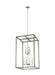 Myhouse Lighting Generation Lighting - 5134508-872 - Eight Light Hall / Foyer Pendant - Moffet Street - Washed Pine