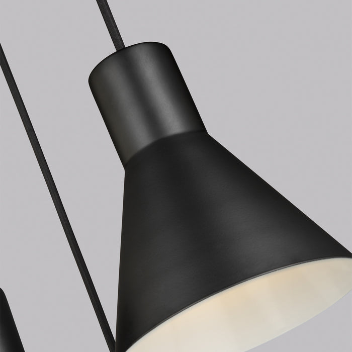 Myhouse Lighting Generation Lighting - 5141303EN3-962 - Three Light Cluster Pendant - Towner - Brushed Nickel