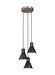 Myhouse Lighting Generation Lighting - 5141303EN3-962 - Three Light Cluster Pendant - Towner - Brushed Nickel