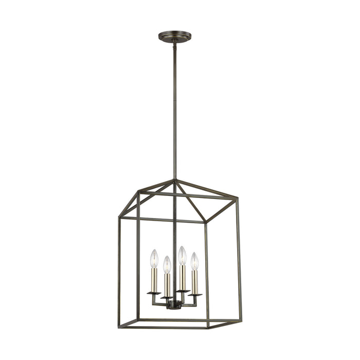 Myhouse Lighting Generation Lighting - 5215004-710 - Four Light Hall / Foyer - Perryton - Bronze