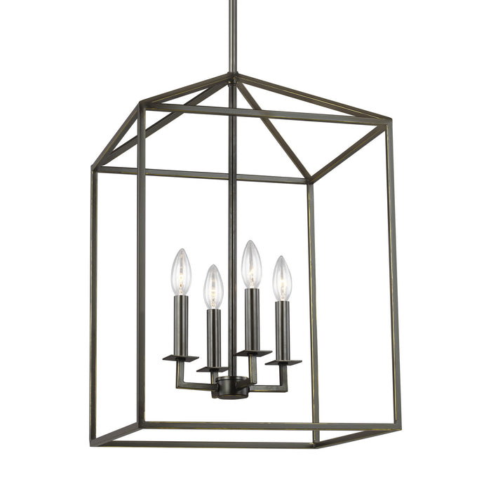 Myhouse Lighting Generation Lighting - 5215004-710 - Four Light Hall / Foyer - Perryton - Bronze