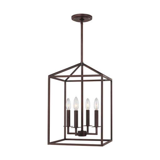 Myhouse Lighting Generation Lighting - 5215004-710 - Four Light Hall / Foyer - Perryton - Bronze