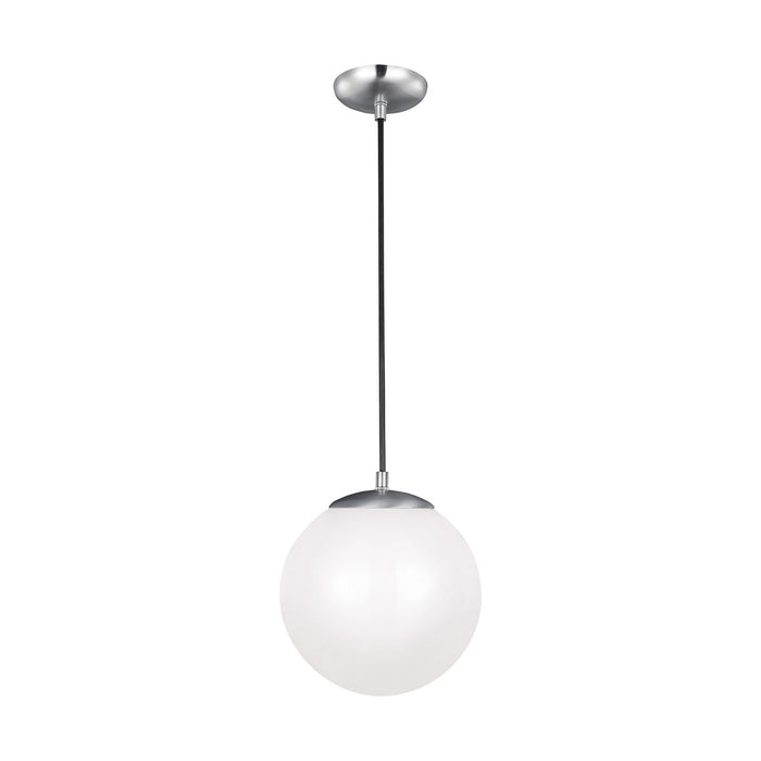 Myhouse Lighting Visual Comfort Studio - 602093S-04 - LED Pendant - Leo - Hanging Globe - Satin Aluminum