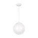 Myhouse Lighting Visual Comfort Studio - 602093S-15 - LED Pendant - Leo - Hanging Globe - White