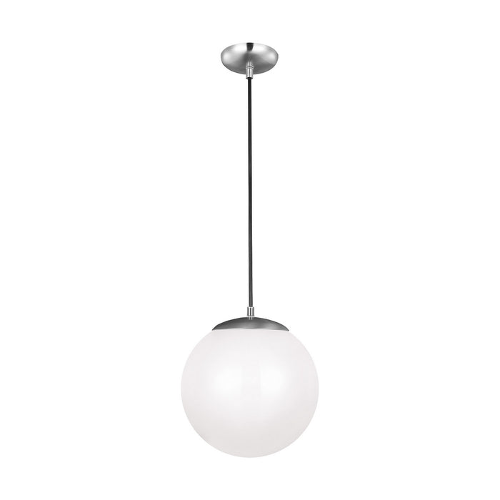 Myhouse Lighting Visual Comfort Studio - 602293S-04 - LED Pendant - Leo - Hanging Globe - Satin Aluminum