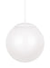 Myhouse Lighting Visual Comfort Studio - 602293S-15 - LED Pendant - Leo - Hanging Globe - White