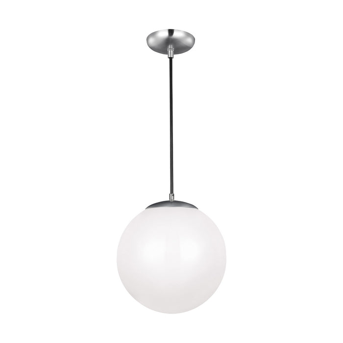 Myhouse Lighting Visual Comfort Studio - 602493S-04 - LED Pendant - Leo - Hanging Globe - Satin Aluminum