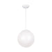 Myhouse Lighting Visual Comfort Studio - 602493S-15 - LED Pendant - Leo - Hanging Globe - White