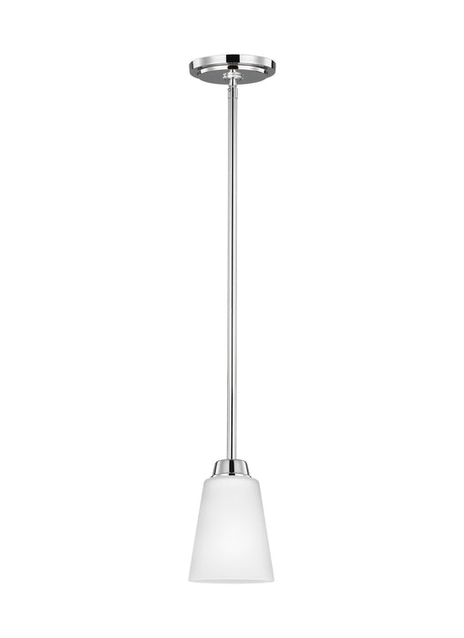 Myhouse Lighting Generation Lighting - 6115201-05 - One Light Mini-Pendant - Kerrville - Chrome