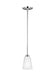 Myhouse Lighting Generation Lighting - 6115201-05 - One Light Mini-Pendant - Kerrville - Chrome