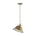 Myhouse Lighting Generation Lighting - 6514401EN3-848 - One Light Pendant - Stone Street - Satin Brass