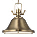 Myhouse Lighting Generation Lighting - 6514401EN3-848 - One Light Pendant - Stone Street - Satin Brass