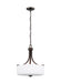 Myhouse Lighting Generation Lighting - 6528803-710 - Three Light Pendant - Canfield - Bronze