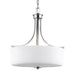 Myhouse Lighting Generation Lighting - 6528803-962 - Three Light Pendant - Canfield - Brushed Nickel