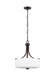 Myhouse Lighting Generation Lighting - 6528803EN3-710 - Three Light Pendant - Canfield - Bronze